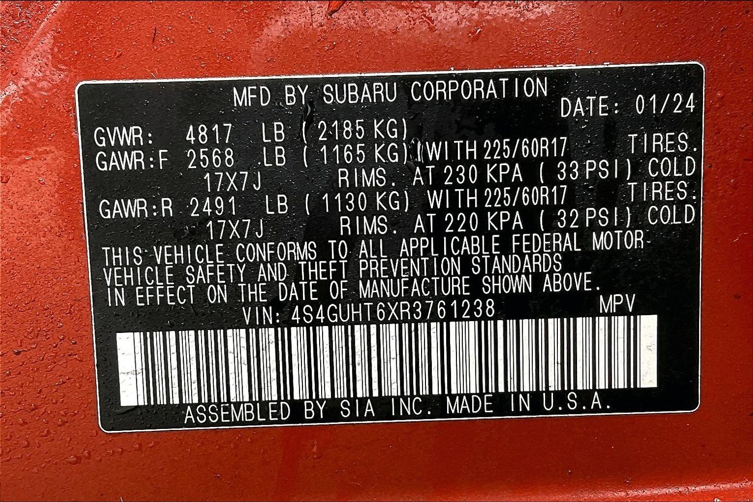 2024 SUBARU CROSSTREK - Image 22