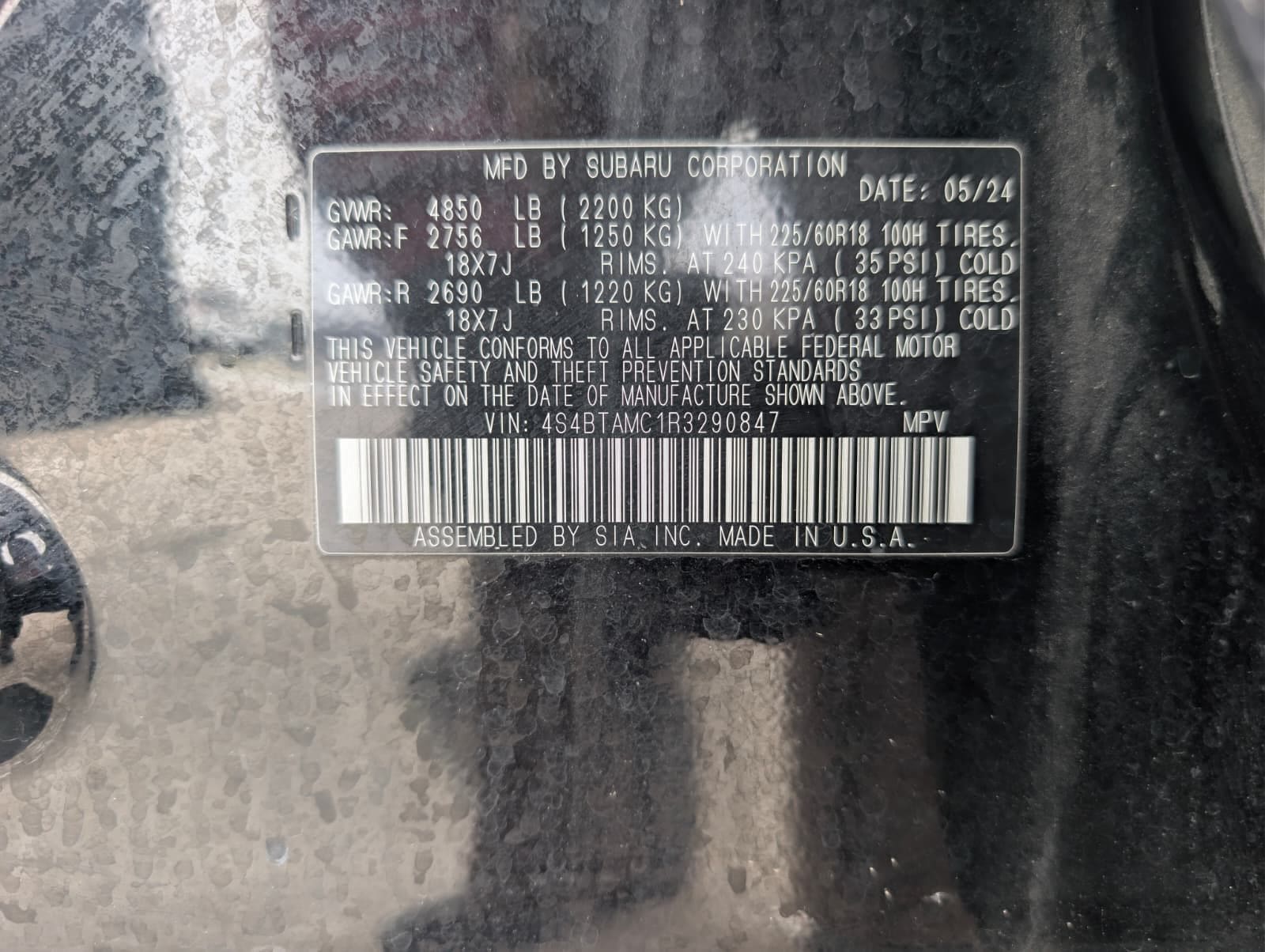 2024 SUBARU OUTBACK - Image 36