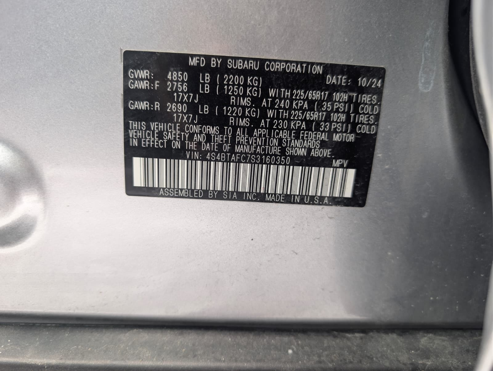 2025 SUBARU OUTBACK - Image 14