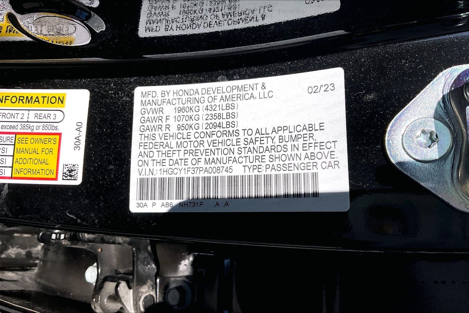 2023 HONDA ACCORD - Image 31