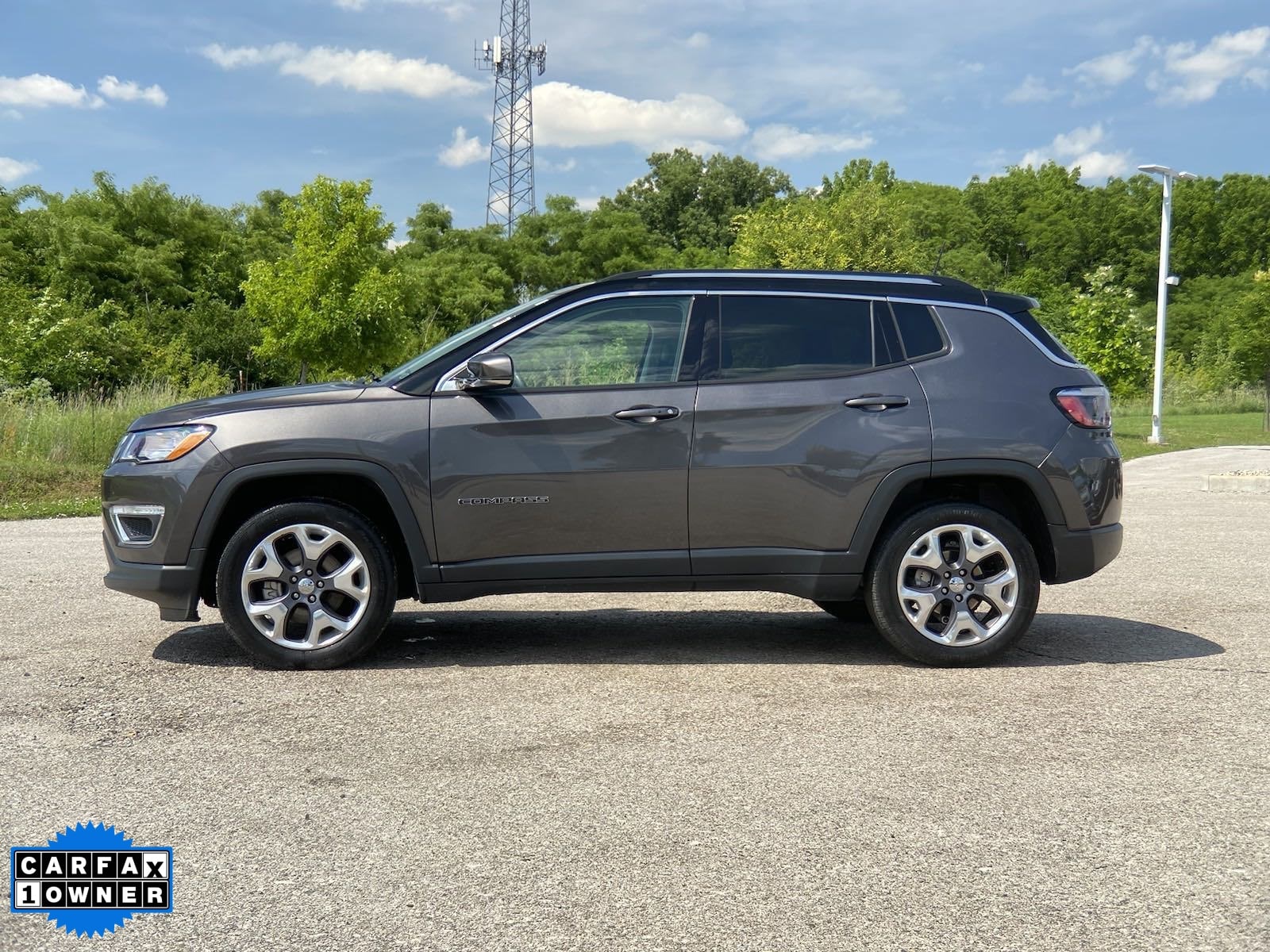 Used 2021 Jeep Compass Limited with VIN 3C4NJDCB8MT554113 for sale in Lafayette, IN