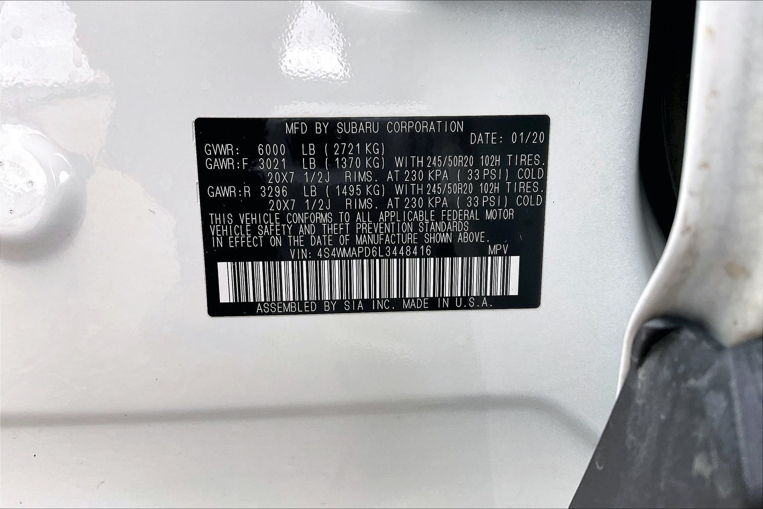 2020 SUBARU ASCENT - Image 27