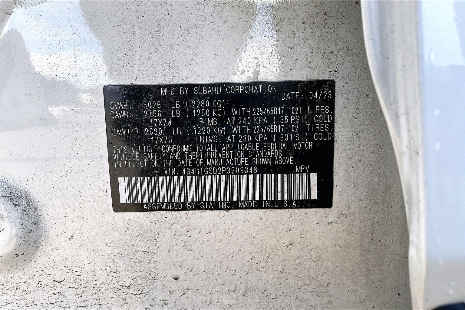 2023 SUBARU OUTBACK - Image 22