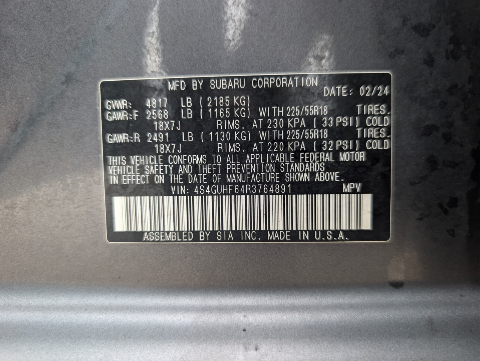 2024 SUBARU CROSSTREK - Image 34