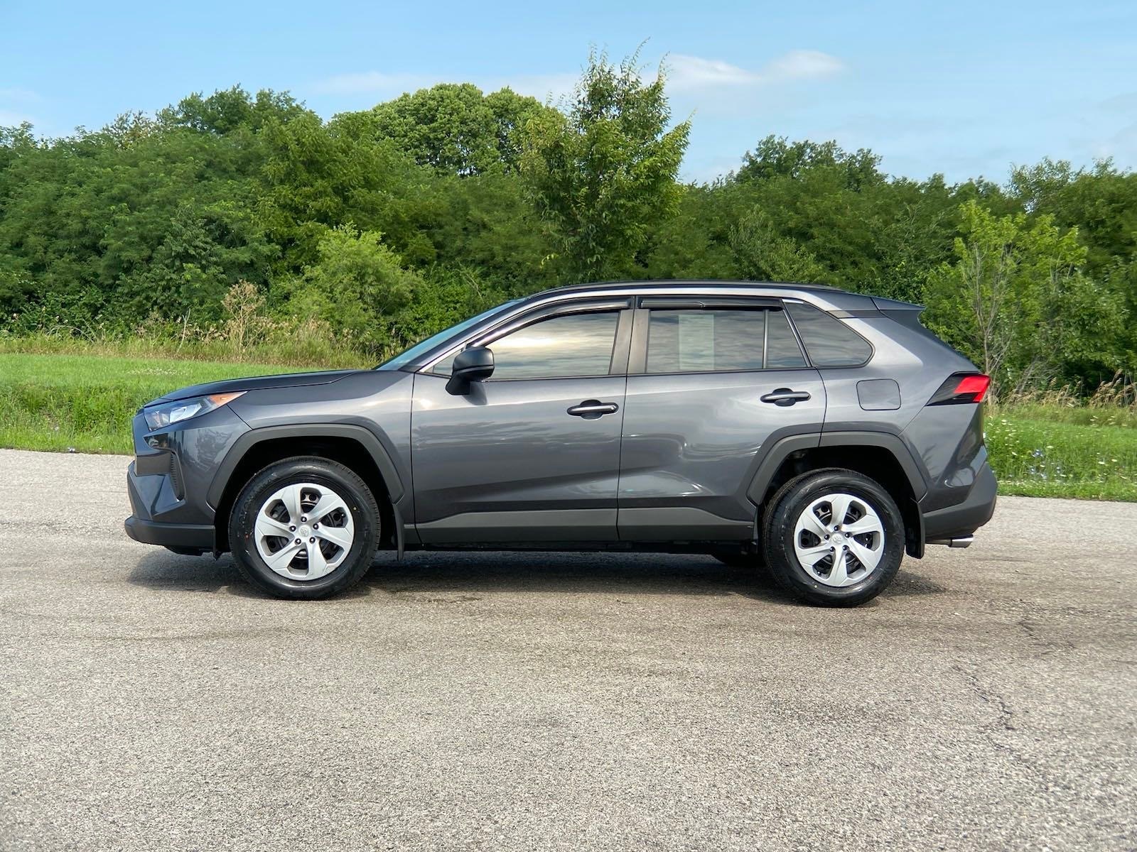 Used 2021 Toyota RAV4 LE with VIN 2T3F1RFV7MW145908 for sale in Lafayette, IN