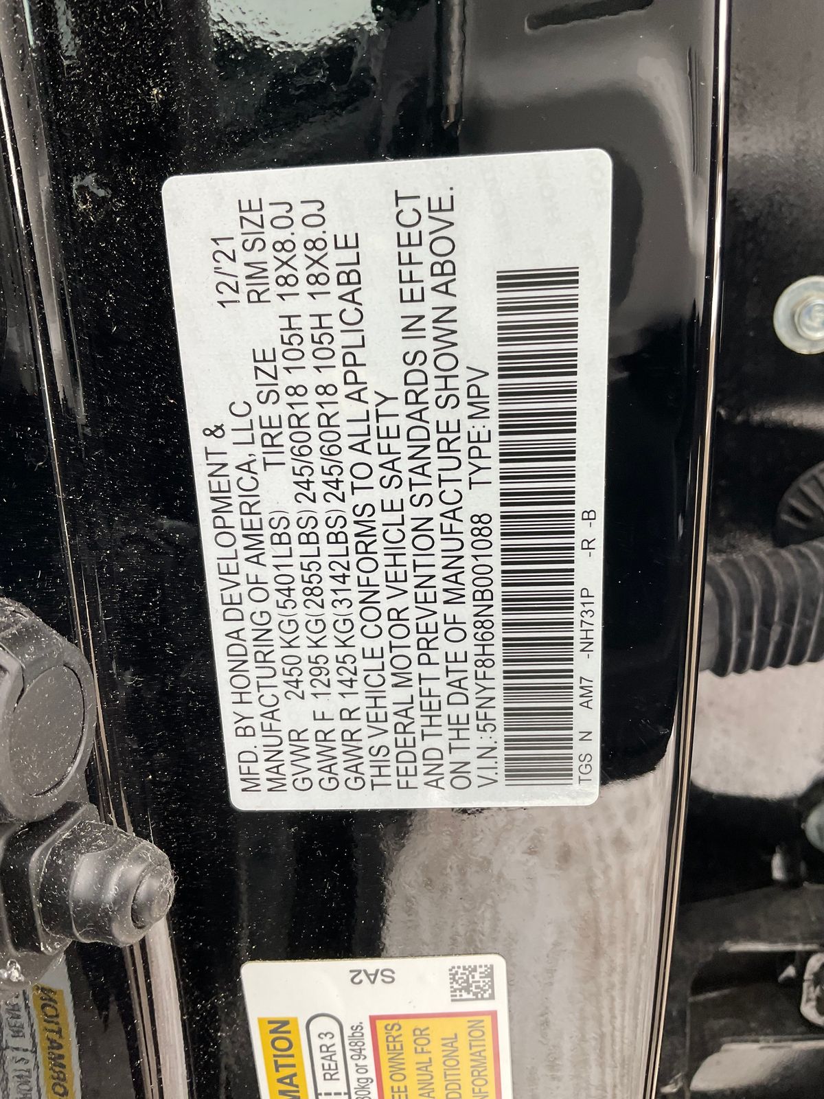 2022 HONDA PASSPORT - Image 19