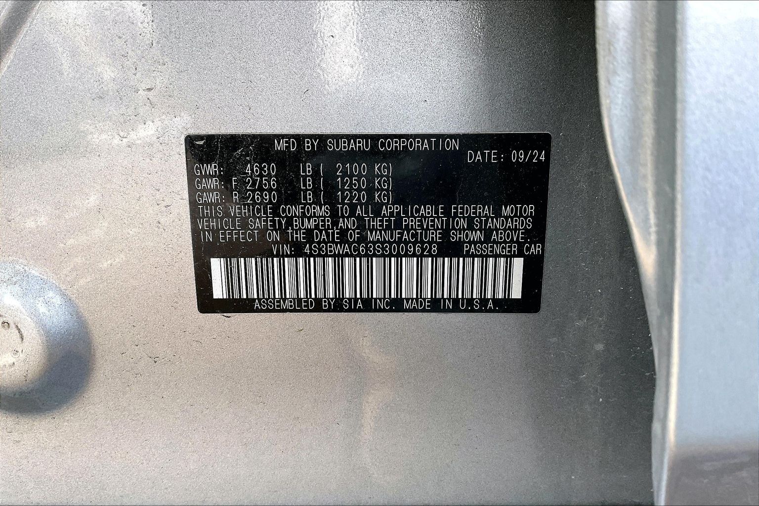 2025 SUBARU LEGACY - Image 28