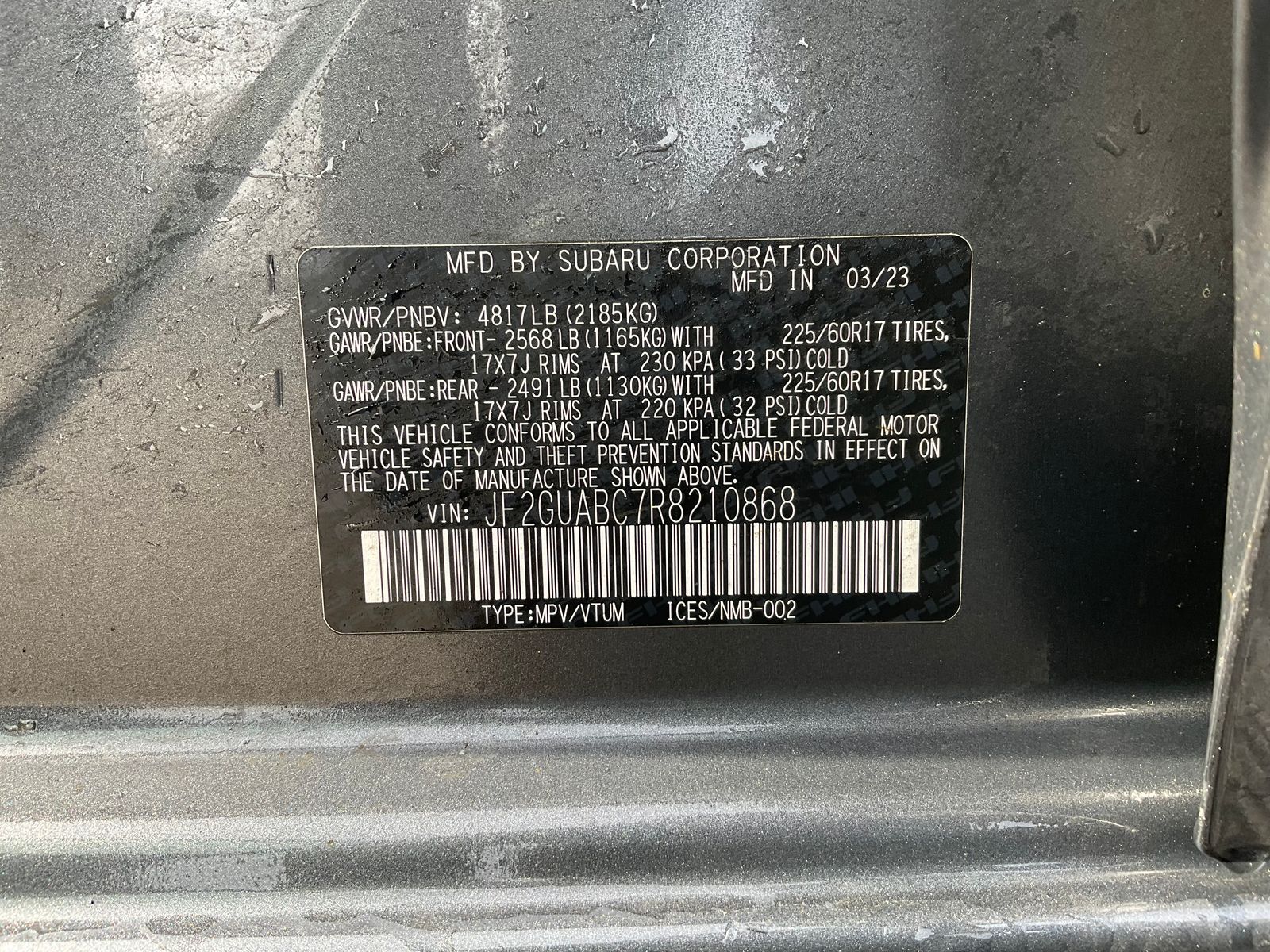 2024 SUBARU CROSSTREK - Image 9