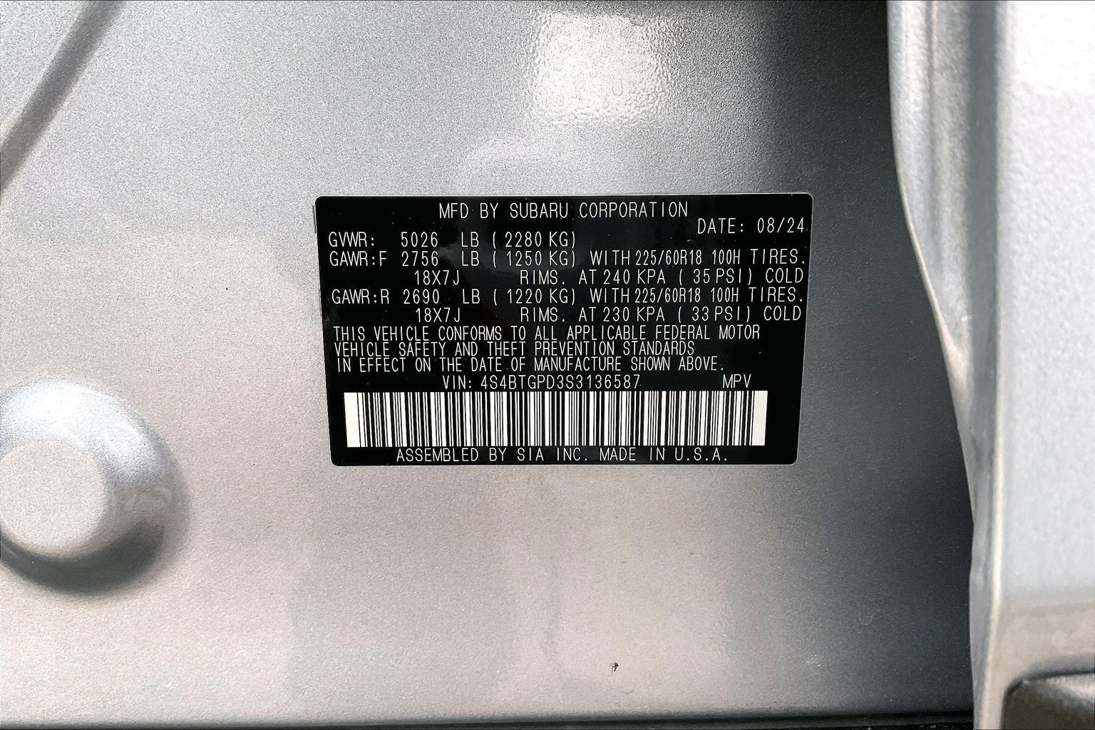 2025 SUBARU OUTBACK - Image 33