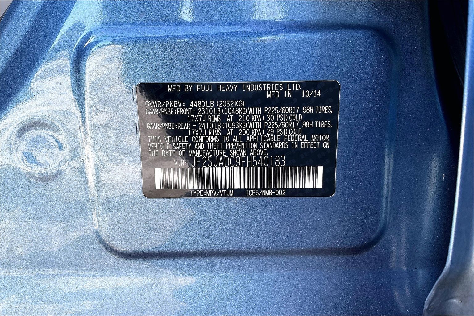 2015 SUBARU FORESTER - Image 33