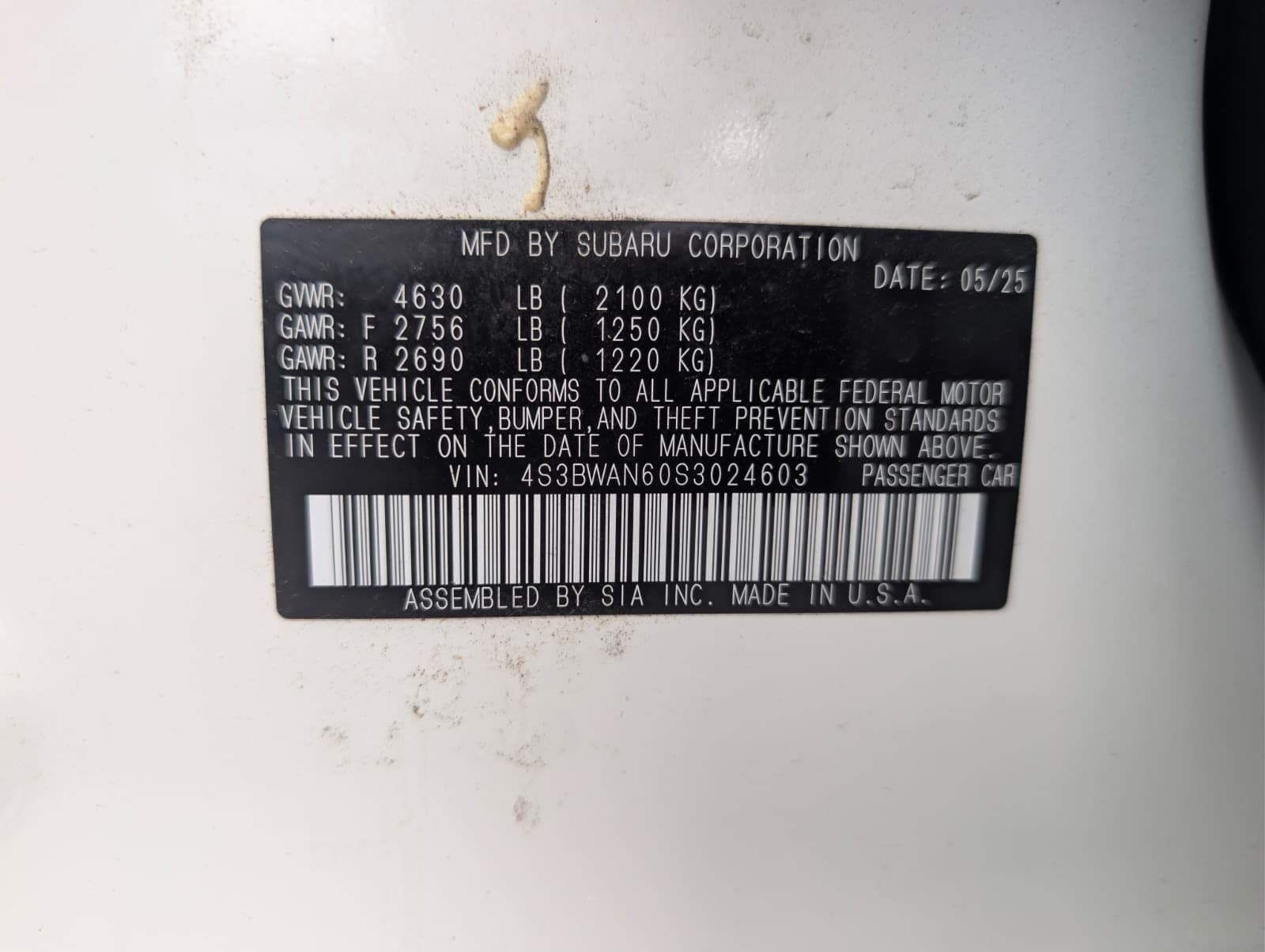 2025 SUBARU LEGACY - Image 36