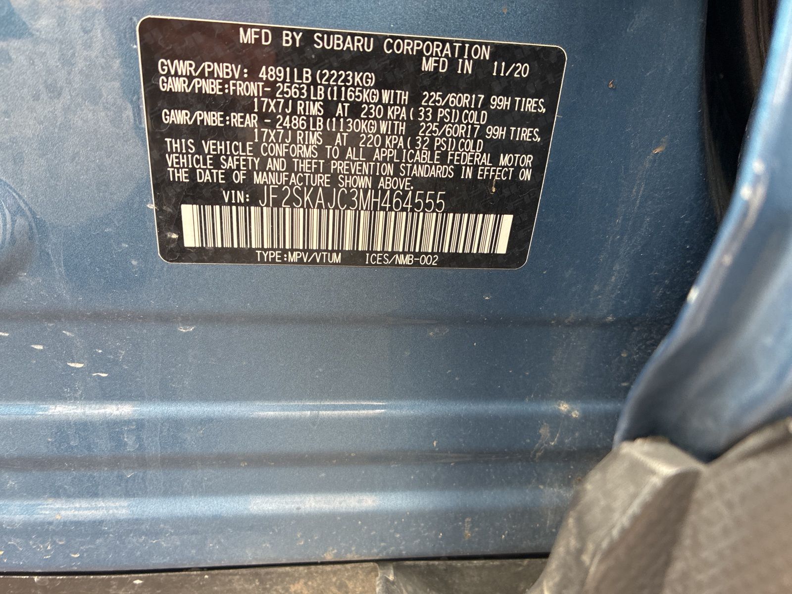 2021 SUBARU FORESTER - Image 10