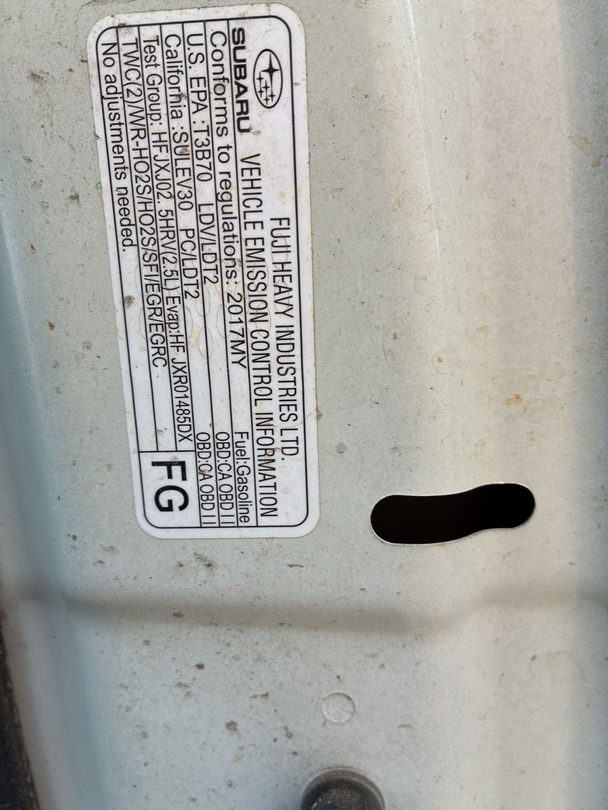 2017 SUBARU OUTBACK - Image 9