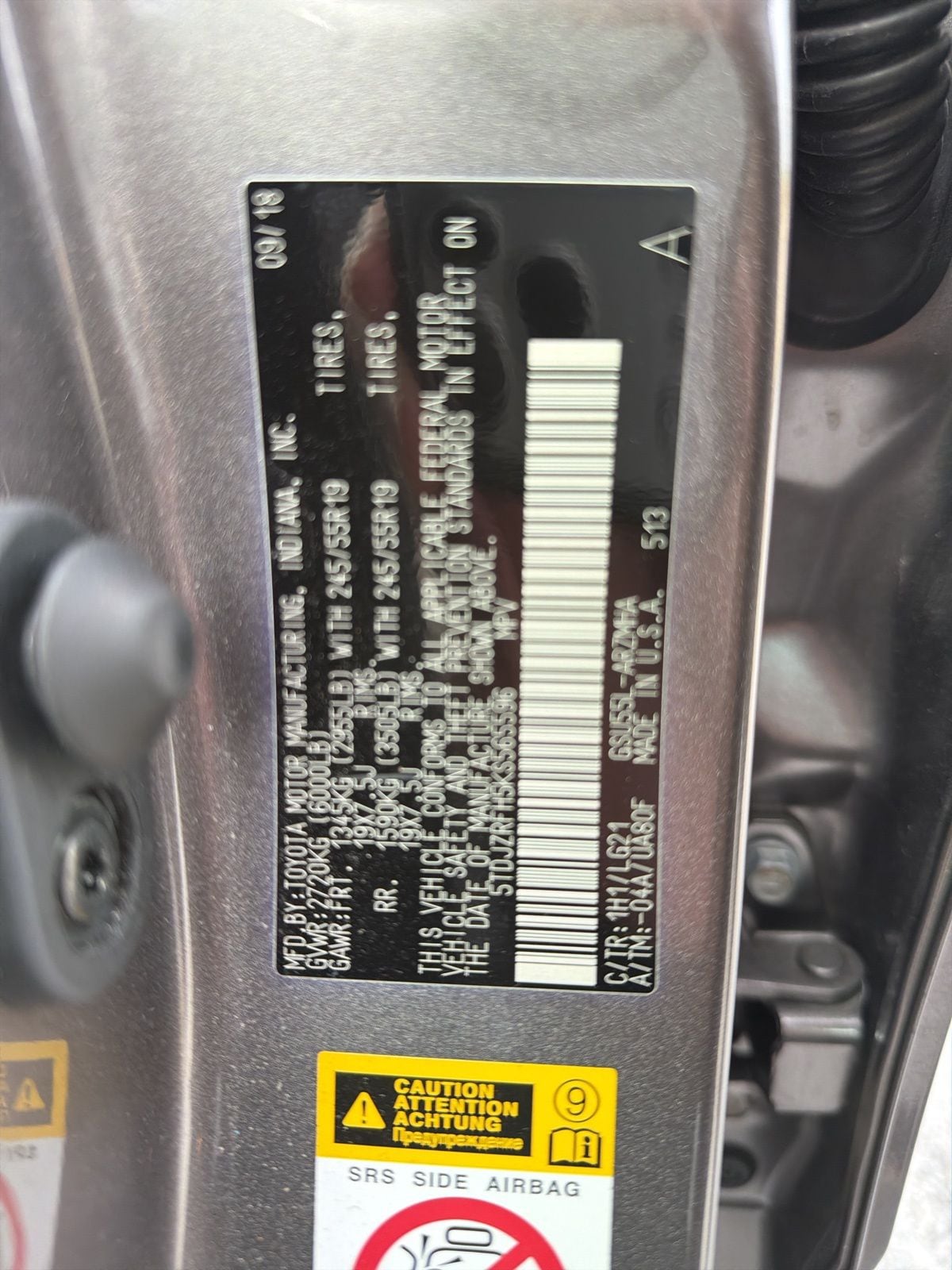 2019 TOYOTA HIGHLANDER - Image 12