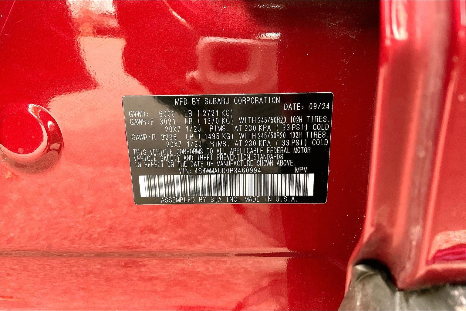 2024 SUBARU ASCENT - Image 34