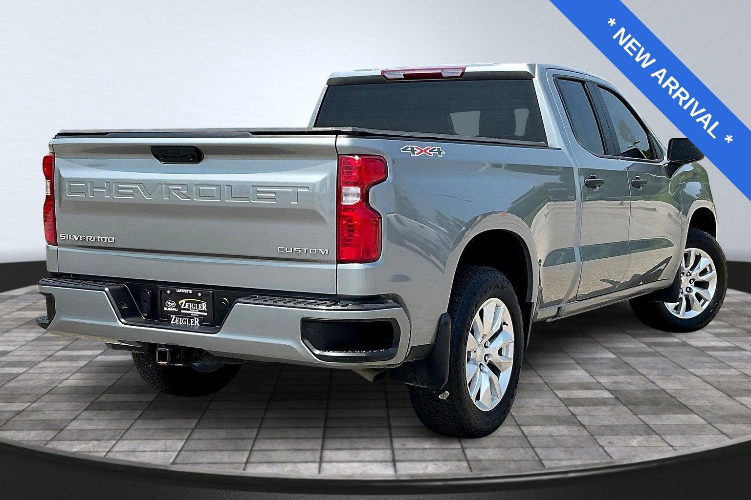 Used 2023 Chevrolet Silverado 1500 Custom with VIN 1GCRDBEK1PZ259877 for sale in Lafayette, IN