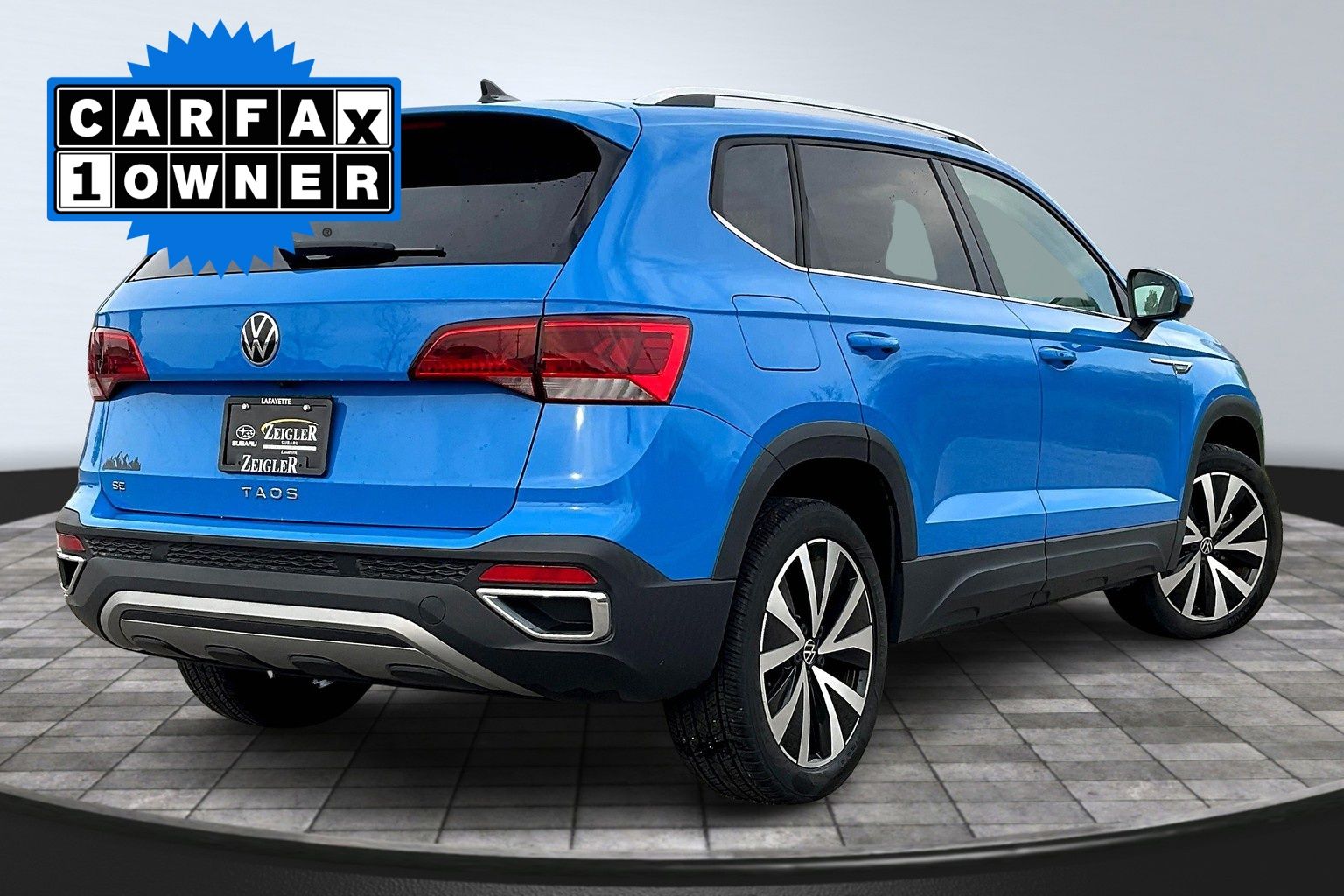 Used 2022 Volkswagen Taos SE with VIN 3VVSX7B25NM004627 for sale in Lafayette, IN