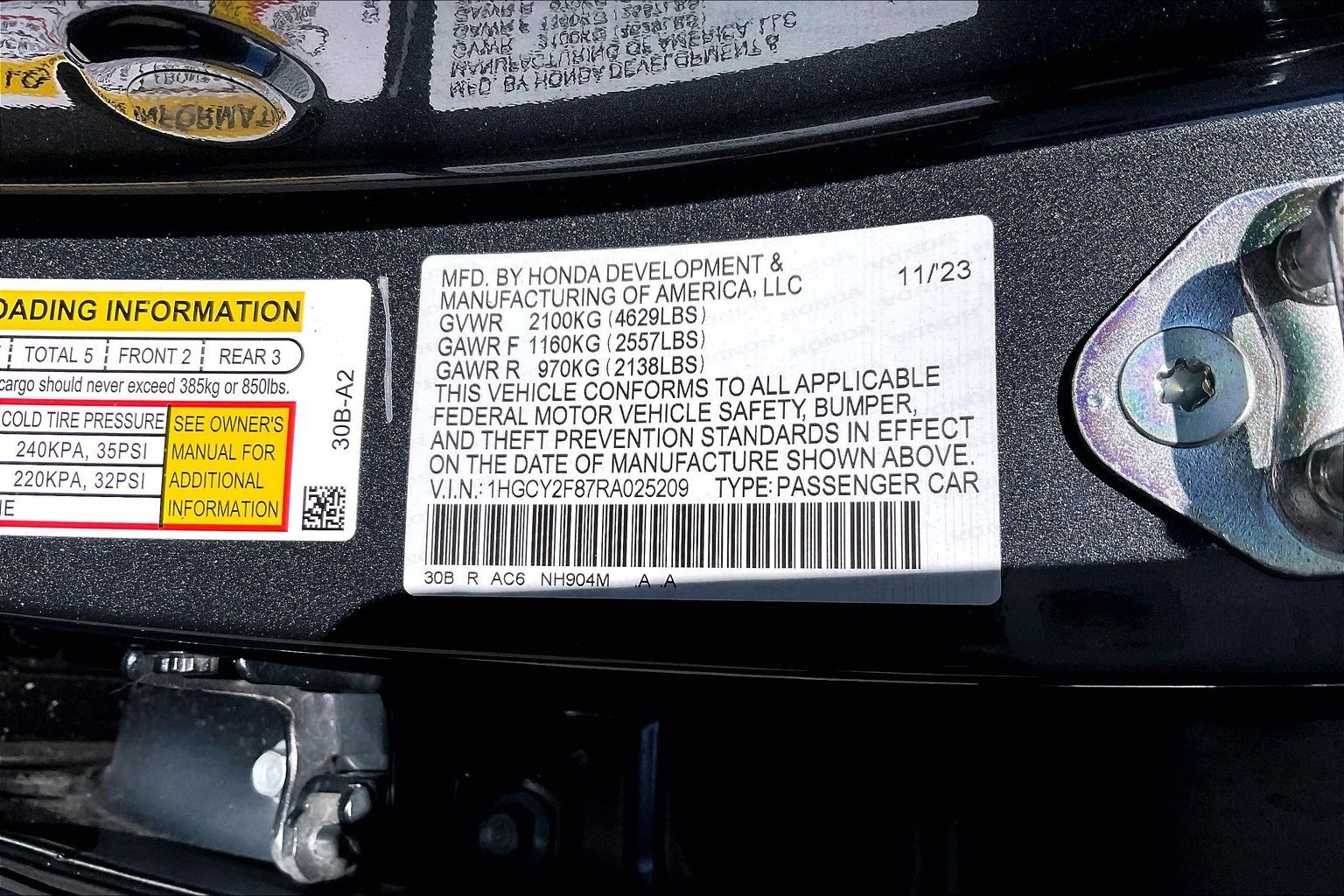 2024 HONDA ACCORD - Image 33