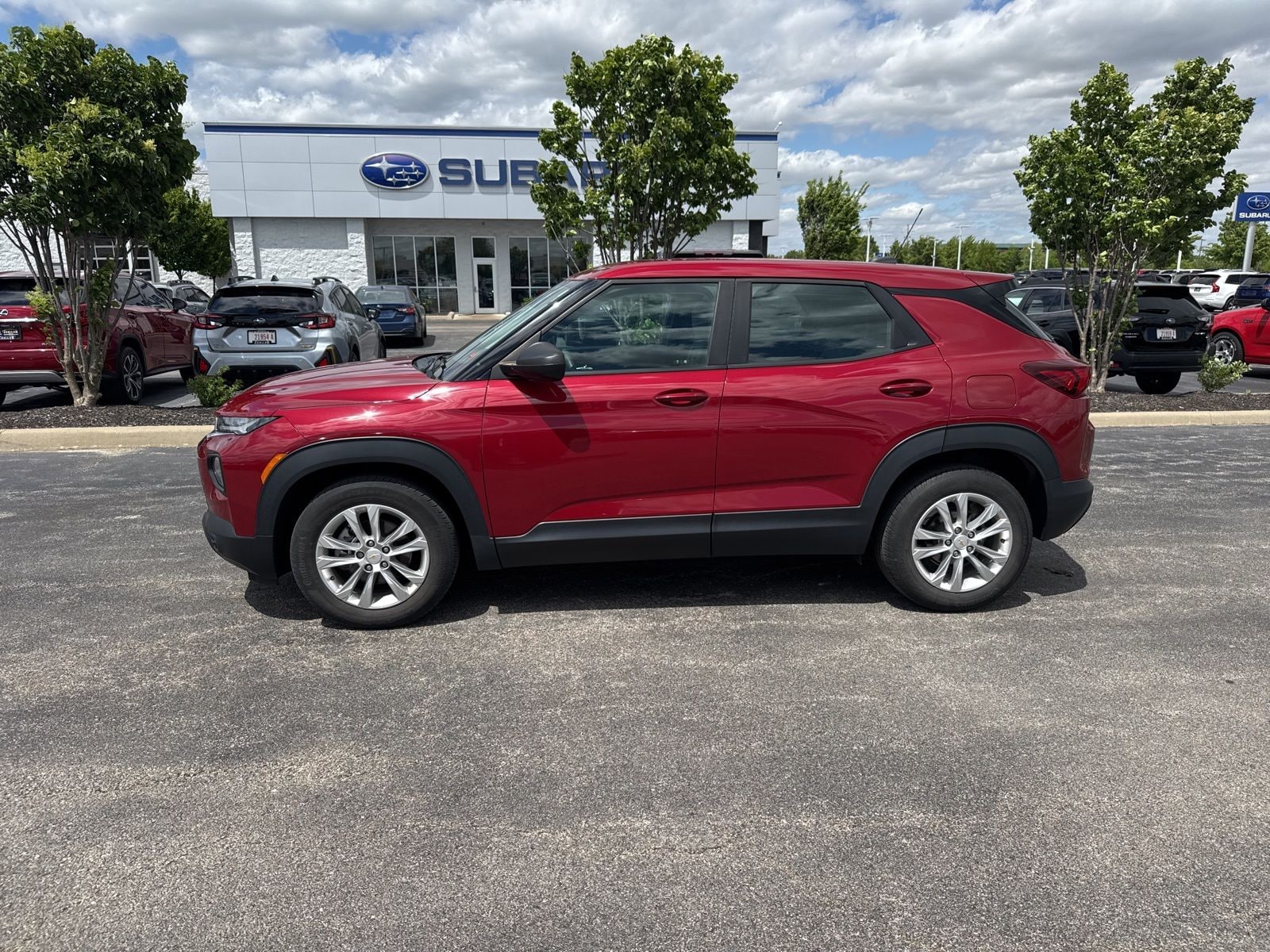 Used 2021 Chevrolet Trailblazer LS with VIN KL79MMS25MB133989 for sale in Lafayette, IN