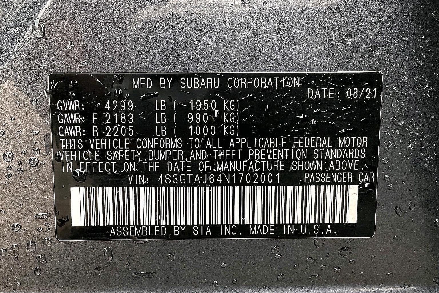 2022 SUBARU IMPREZA - Image 32