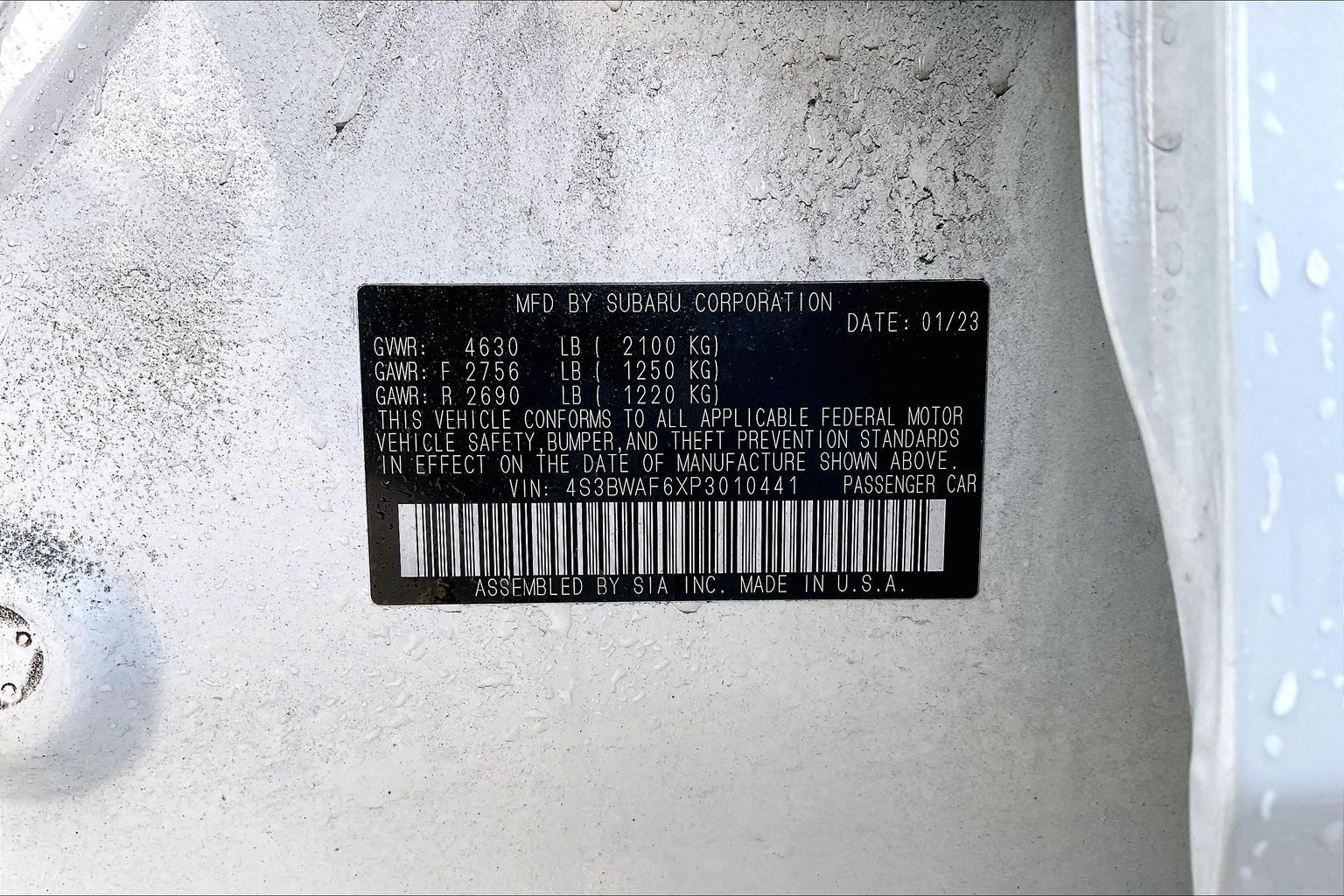 2023 SUBARU LEGACY - Image 25