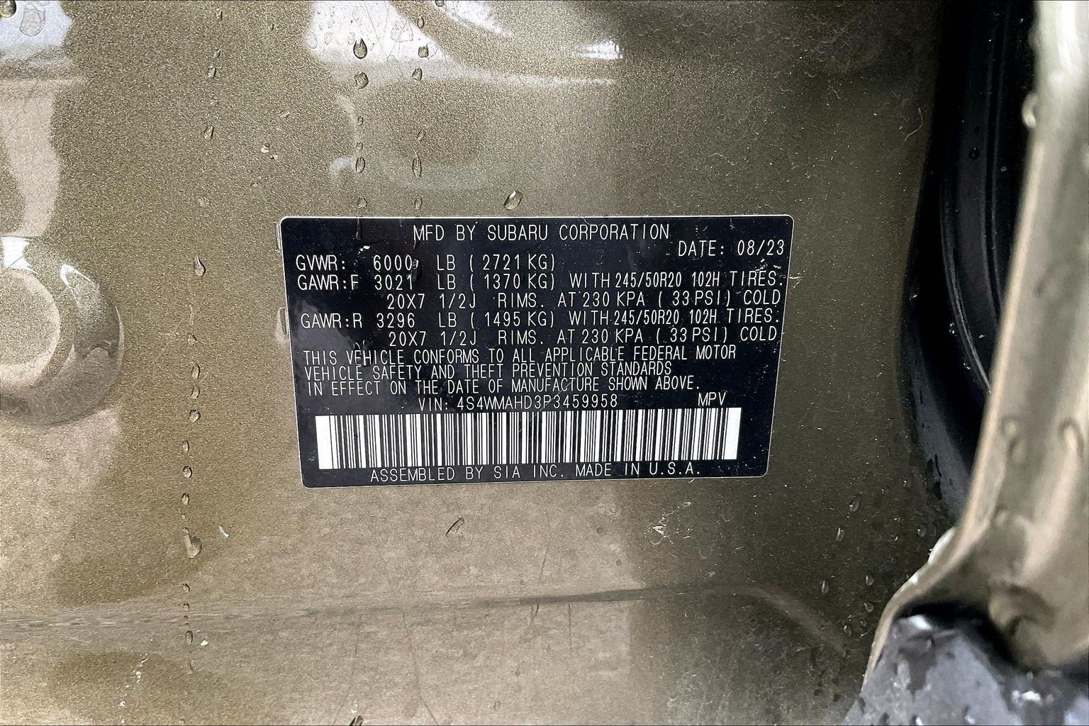 2023 SUBARU ASCENT - Image 20