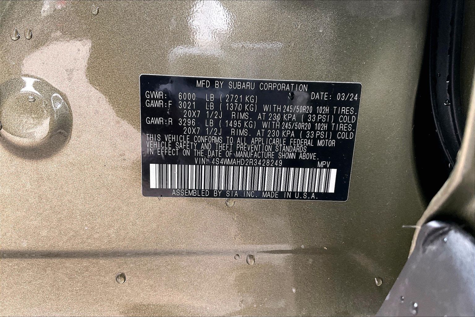 2024 SUBARU ASCENT - Image 28