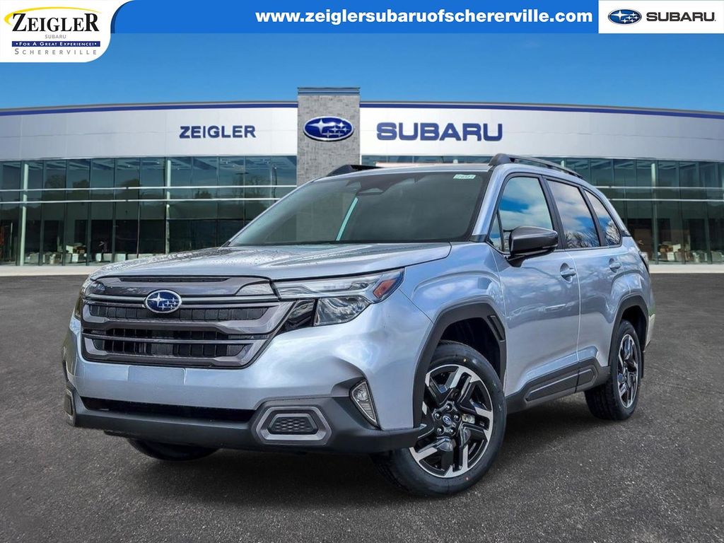 Ice Silver 2026 Subaru Forester Limited Crossover AWD SUV / Crossover All-Wheel Drive Continuously Variable Transmission