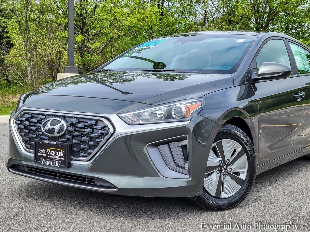 Used 2021 Hyundai IONIQ Blue with VIN KMHC65LCXMU251648 for sale in Crown Point, IN