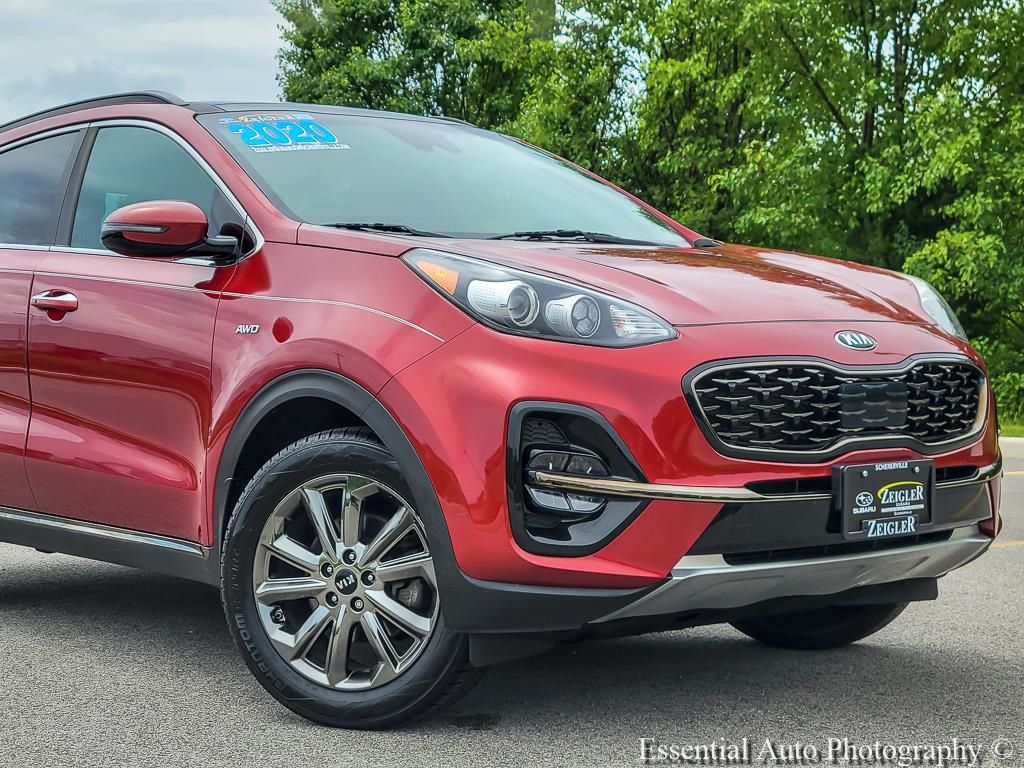 Used 2020 Kia Sportage S with VIN KNDP6CAC8L7654148 for sale in Crown Point, IN