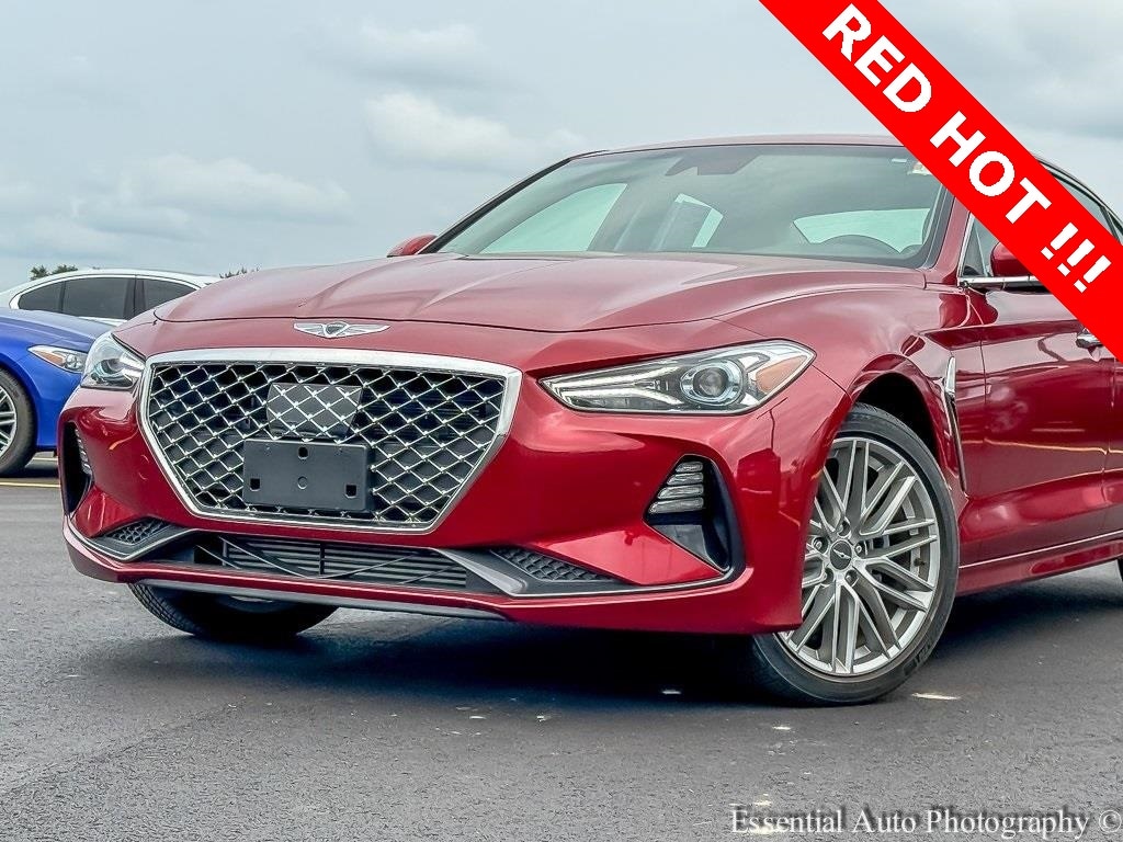 Used 2021 GENESIS G70 Standard with VIN KMTG64LA6MU076217 for sale in Schererville, IN