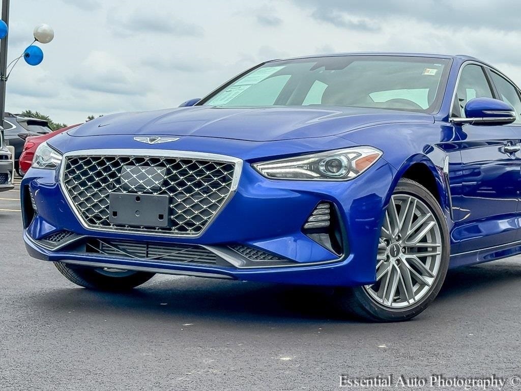 Used 2021 GENESIS G70 Standard with VIN KMTG64LA7MU076047 for sale in Schererville, IN