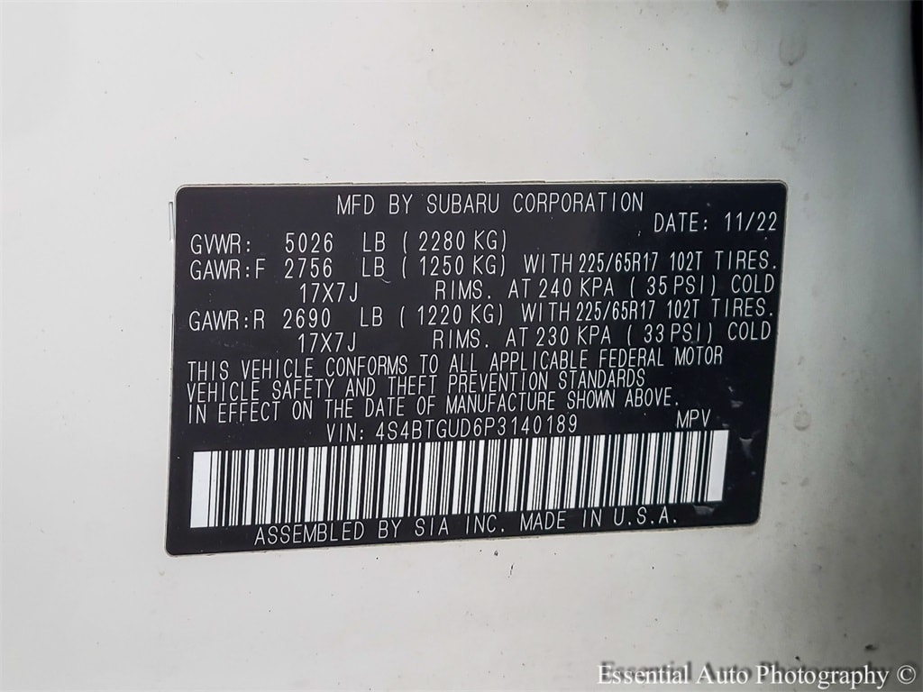 2023 SUBARU OUTBACK - Image 38