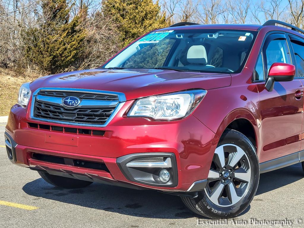 Used 2018 Subaru Forester Premium with VIN JF2SJAGC0JH420986 for sale in Crown Point, IN