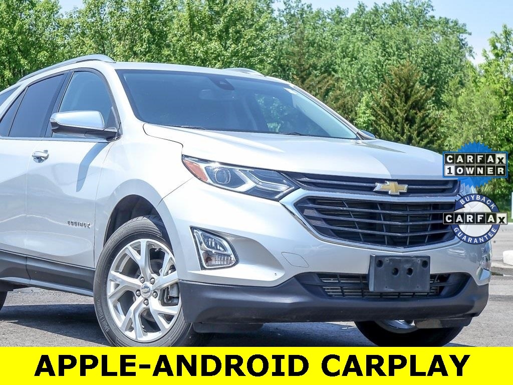 Used 2021 Chevrolet Equinox Premier with VIN 3GNAXXEV0MS110307 for sale in Schererville, IN