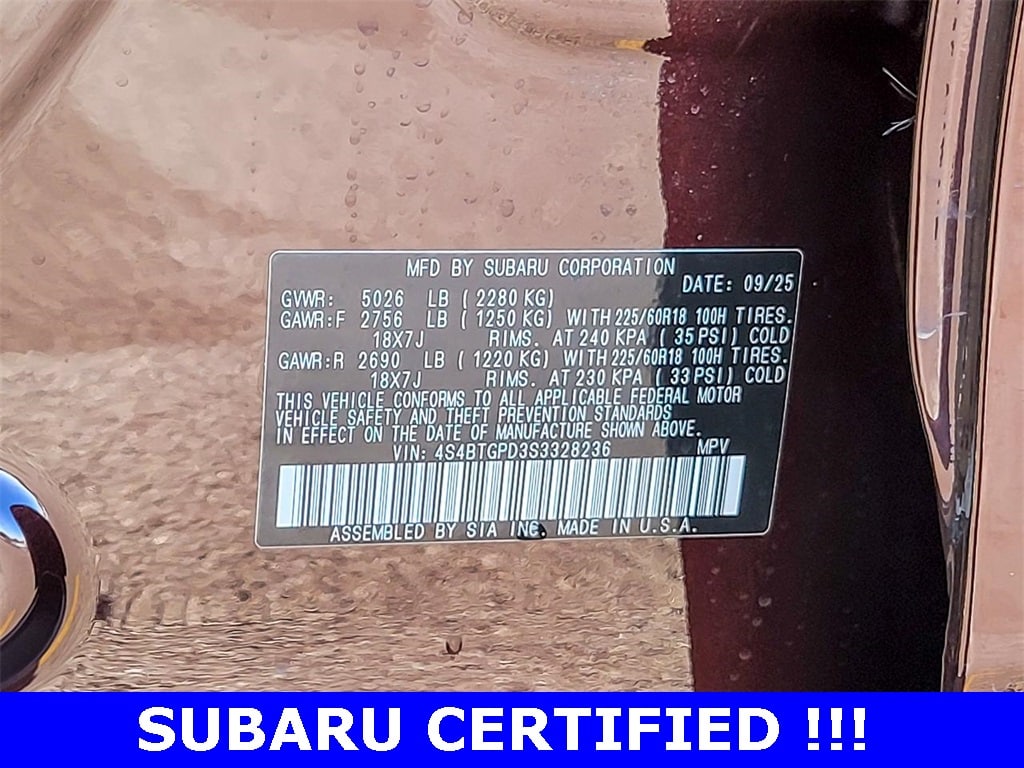 2025 SUBARU OUTBACK - Image 36