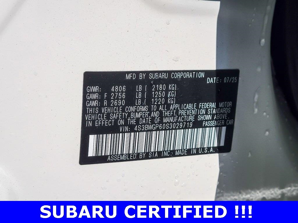 2025 SUBARU LEGACY - Image 37