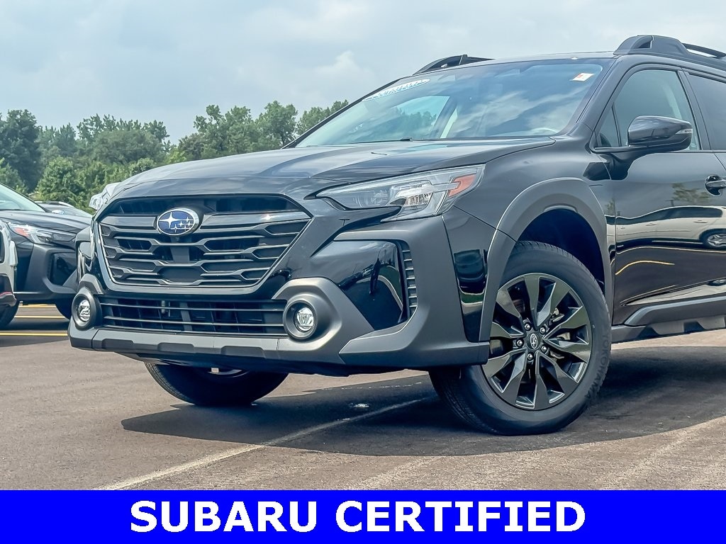 Certified 2024 Subaru Outback Onyx Edition with VIN 4S4BTGLD7R3189843 for sale in Schererville, IN