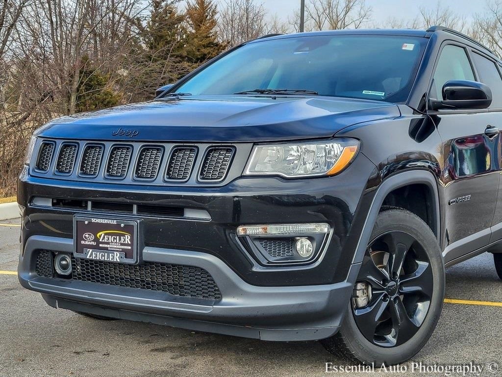Used 2019 Jeep Compass Altitude with VIN 3C4NJDBB4KT716060 for sale in Crown Point, IN