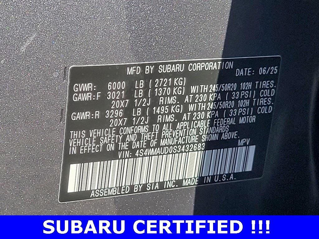 2025 SUBARU ASCENT - Image 37