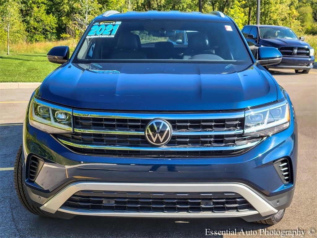 Used 2021 Volkswagen Atlas Cross Sport 3.6L V6 SE w/Technology 4MOTION SUV