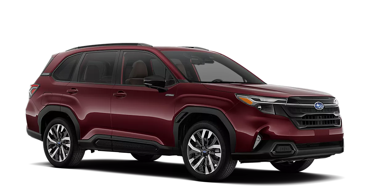  2026 Forester Touring Hybrid in Dark Mahogany Pearl