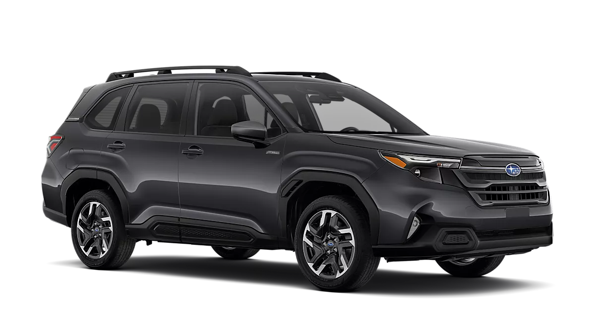  2026 Subaru Forester Hybrid Premium in Crystal Black Silica