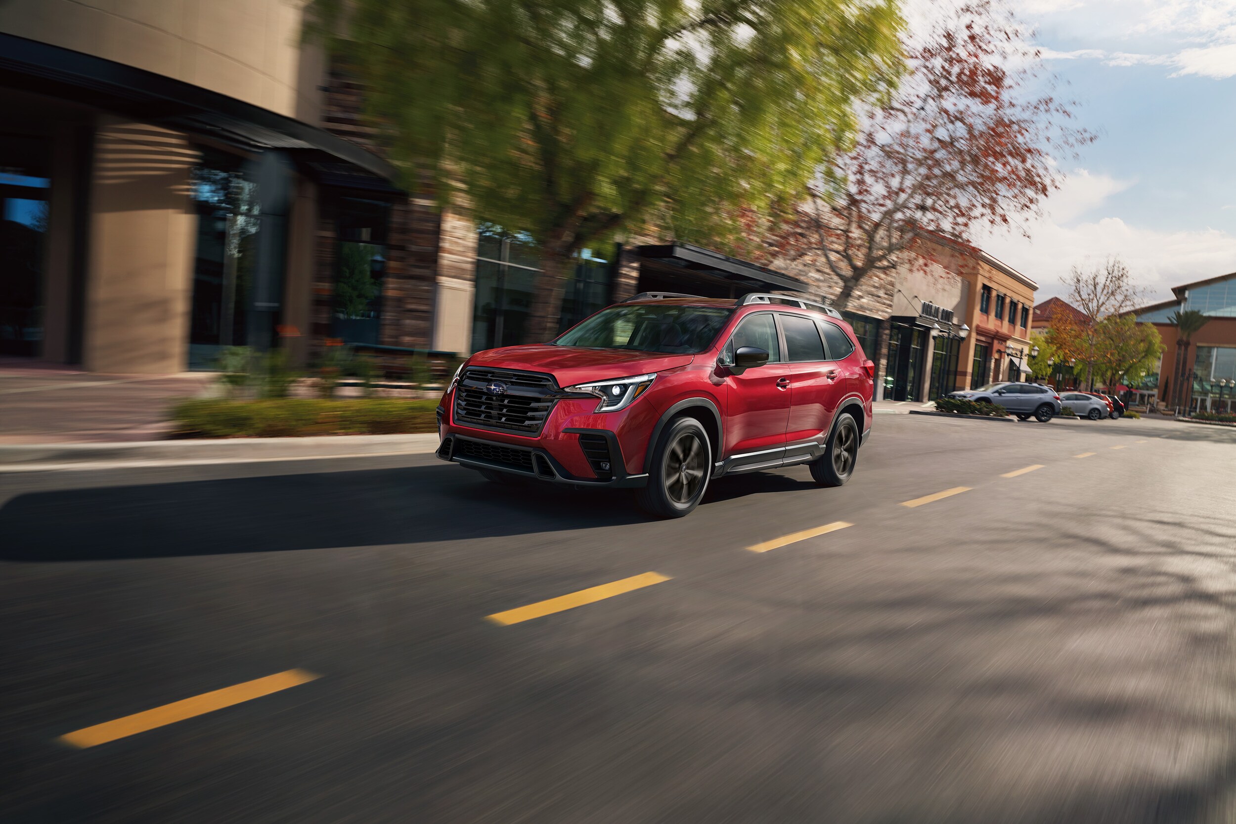Red 2026 Subaru Ascent