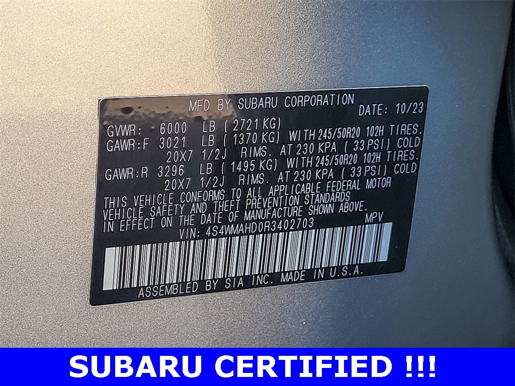 2024 SUBARU ASCENT - Image 37