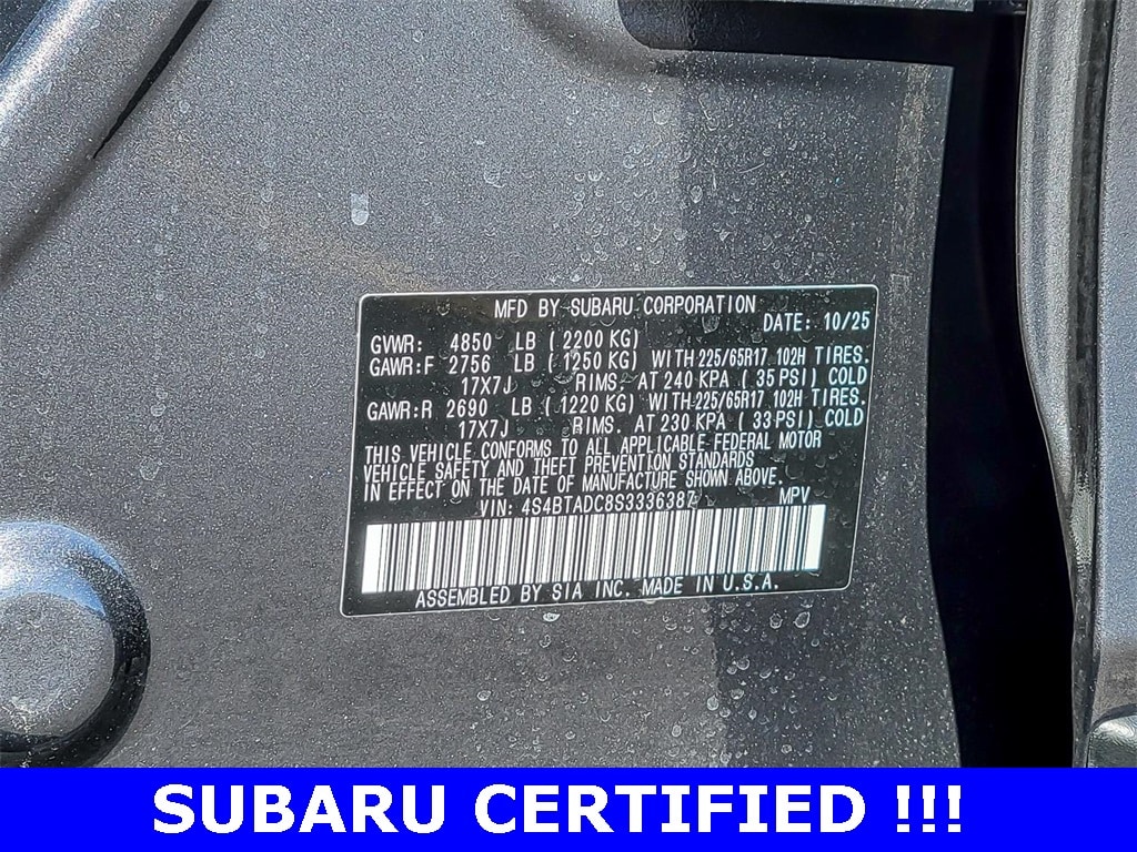 2025 SUBARU OUTBACK - Image 34