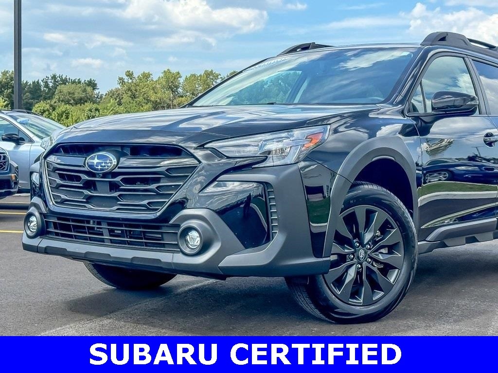 Certified 2024 Subaru Outback Onyx Edition with VIN 4S4BTGLD2R3187482 for sale in Schererville, IN