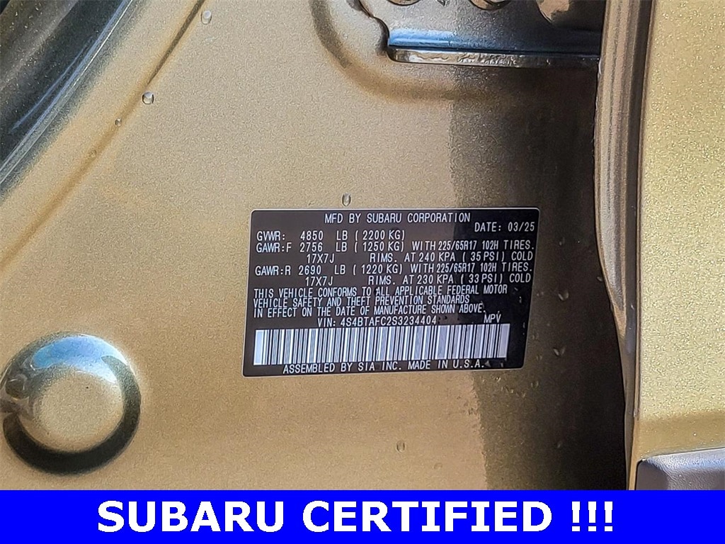 2025 SUBARU OUTBACK - Image 35