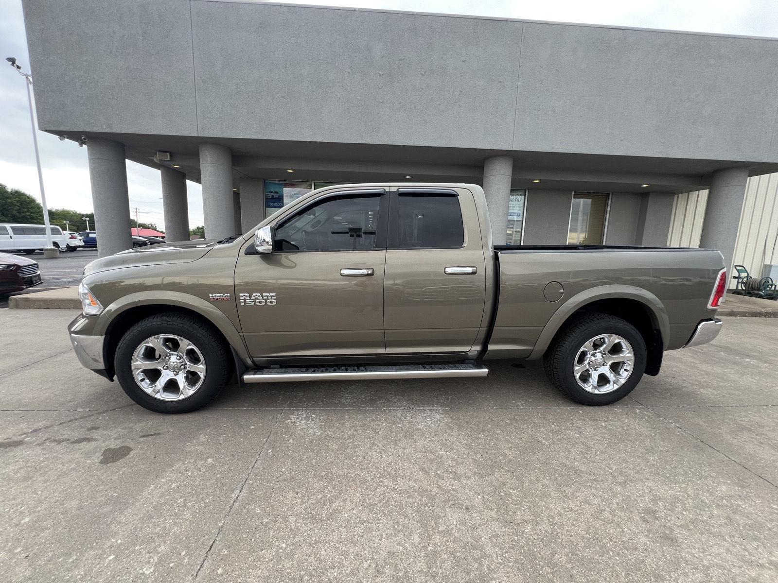 Used 2014 RAM Ram 1500 Laramie with VIN 1C6RR7JTXES378540 for sale in Arkansas City, KS