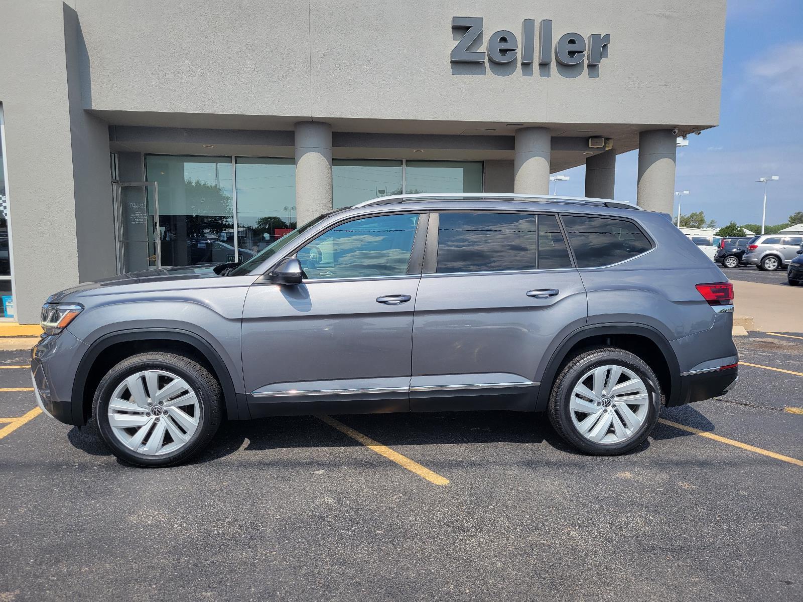 Used 2021 Volkswagen Atlas SEL with VIN 1V2ER2CA3MC531840 for sale in Arkansas City, KS